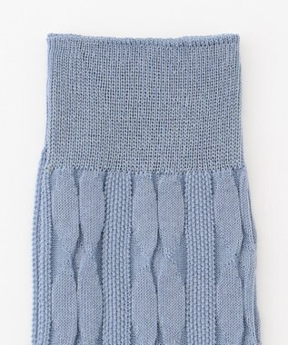 J.PRESS MEN 【カジュアル】ケーブルソックス サックスブルー系