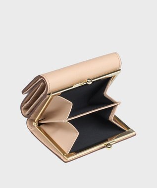 Paul Smith ミックスドゥードゥル ３つ折りがま口財布 ベージュ