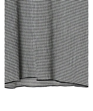 Green Parks 表面感ハイネックプルオーバー Gingham Check