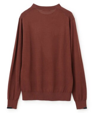 JOSEPH HOMME ウォッシャブルメリノ　クルーネックニット ワイン系