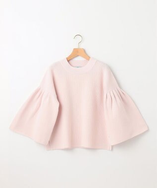 組曲 AMOSSAベルスリーブ ニット ピンク系