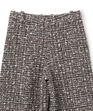 JOSEPH ウールツイード　ワイドトラウザーズ Black combo
