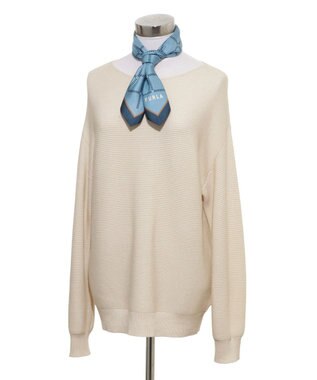 MOONBAT 【シルク100%】FURLA (フルラ) ダイアゴナルチェック 格子柄 シルクプリントスカーフ 58cm×58cm UV対策 手洗い可能 サックスブルー