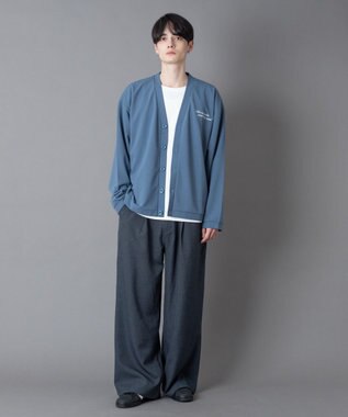 WEGO 【2点SET/ユニセックス着用ITEM】アンサンブルカーディガン（LS） サックス