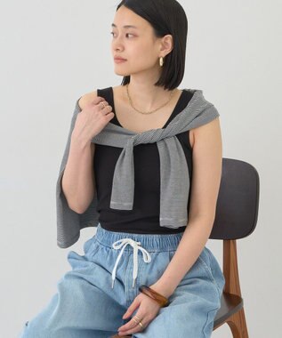 AMERICAN HOLIC Uネックタンクトップ Black