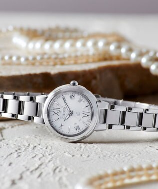 CITIZEN 【xC】エコ・ドライブ電波時計 ES9430-54A 日付・秒針あり 上品で洗練された定番デザイン シルバー