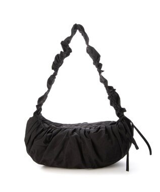 UNBILLION カシュカシュ cachecache / フリルハンドルタックショルダー ブラック