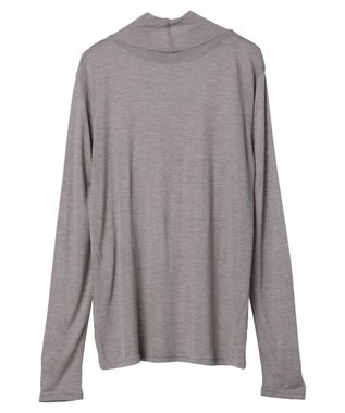 Green Parks ■Ｆｉｒｓｔ　Ｌｏｖｅ　シアーハイネックプルオーバー Gray Mixture