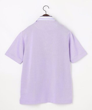 JOSEPH ABBOUD 【愛されて21年！オーガニックコットン使用】ダディ ポロシャツ ライラック系