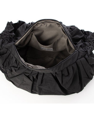 UNBILLION カシュカシュ cachecache / フリルハンドルタックショルダー ブラック