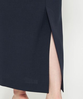 uncrave ウォッシャブルドライサップ ワンピース ネイビー