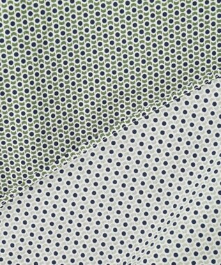 JOSEPH ABBOUD 【キングサイズ・オーガニックコットン使用】コットンプリント シャツ オリーブ系5