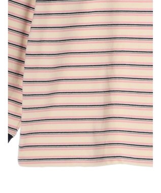 Green Parks マシュマロタッチボーダープルオーバー Pink