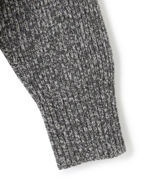 JOSEPH カーディステッチアニメーション　ハイネックニット Black/Ivory