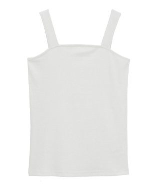 Green Parks スクエアラメタンクトップ Gray