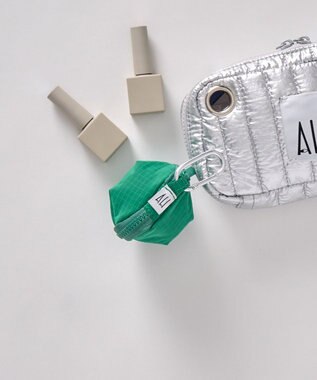 AMERICAN HOLIC 【ホリホリ】リップルキューブポーチチャーム Green