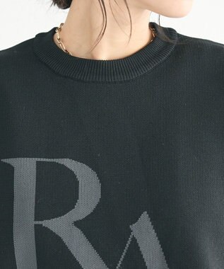 CRAFT STANDARD BOUTIQUE スウェットライクニットプルオーバー Black