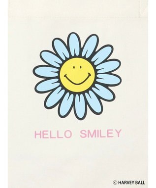 Green Parks Ｓｍｉｌｅｙ　Ｆａｃｅ／フラワープリントＢｉｇトートバック Off White