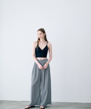 uncrave 【DAWN×uncrave】 CUP IN BRA TOP DOUBLE ブラック