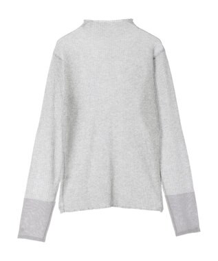 Green Parks AnriettMusee ラメ切替スリーブリブシアーニット Light Gray