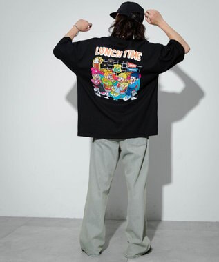 WEGO 【ユニセックス着用ITEM/MLサイズ展開】別注NEW　JACKグラフィックT（S） ブラック