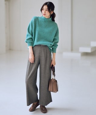 ANY 【LEE掲載】ハイネックウィンターニット グリーン