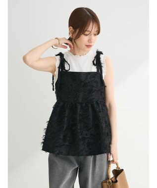 Green Parks ・ＥＬＥＮＣＡＲＥ　ＤＵＥ　ジャカードキャミ Black