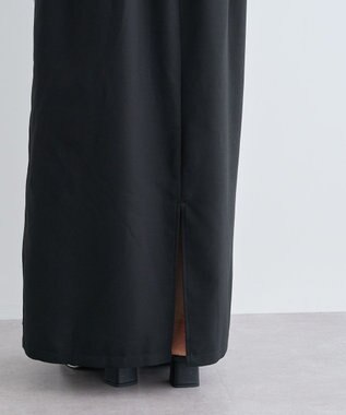 Green Parks ウエストレイヤーボックスプリーツスカート Black