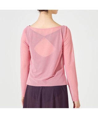 Chacott チュールトップ ピンク