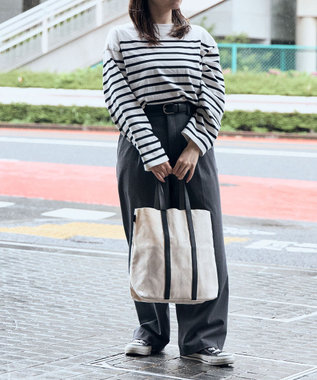 ACE BAGS & LUGGAGE UNTRACK PARK/TC コットン 縦型トートバッグ 60061 アントラック オフホワイト