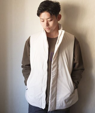 SHARE PARK MENS 【UNISEX】蓄熱中綿モンスターベスト（L・XLサイズ） オフホワイト