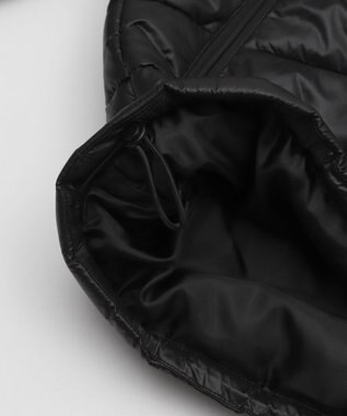 WEGO 【ユニセックス着用ITEM】コンパクトフィットパファーフーディー ブラック