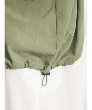 CRAFT STANDARD BOUTIQUE ＢＩＧポケットナイロンブラウス Khaki