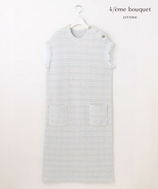 【Precious 5月号掲載】【カトリエムブーケ】Couleur tweed ツイードワンピース