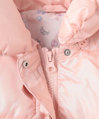 ANY KIDS 【フード取り外し/洗濯機可能】Aラインコート ピンク