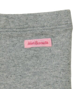 MIKI HOUSE HOT BISCUITS 【80-130cm】 裾レース オーバーパンツ グレー