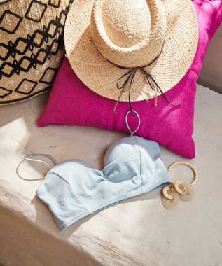 San-ai Resort（三愛水着楽園） 【楽旅ブラ】リブニットチューブブラ【northerly】