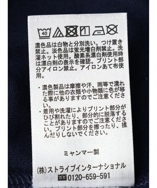 Green Parks 両面ロゴレトロボックスＴシャツ Navy