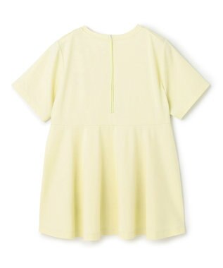 UNFILO L BEAUTY FORM-T バックフレアTシャツ ライム