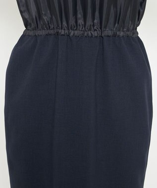 uncrave ウォッシャブルドライサップ ワンピース ネイビー