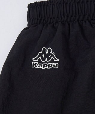 OP／FILA 【Kappa】ブランドロゴプリントハーフパンツ ブラック