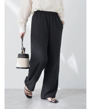 earth music&ecology ギャザーパンツ Black