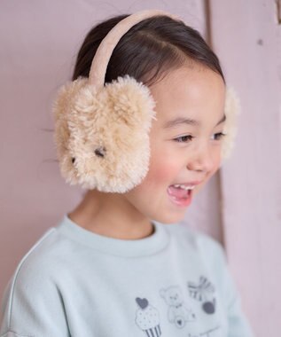 ANY KIDS アニマル ふわふわ イヤーマフ クマ