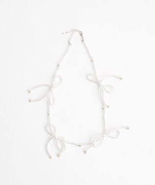 WEGO Lビーズリボンネックレス 柄1