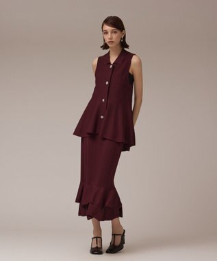 ビジューニットベスト