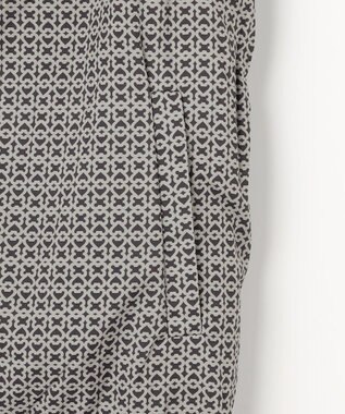 23区GOLF 【MEN】リバーシブルニットベスト モノグラム柄 ブラック系