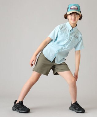 Columbia Columbia/ キッズアイテム/ タミアミショートスリーブシャツ /コロンビア Marine Light