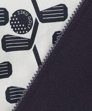 23区GOLF 【MEN】【ウォッシャブル】リバーシブル ニットベスト ネイビー系