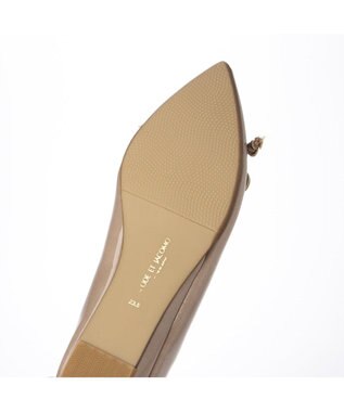 MODE ET JACOMO <MODE ET JACOMO>リボンバレエシューズ ベージュエナメル