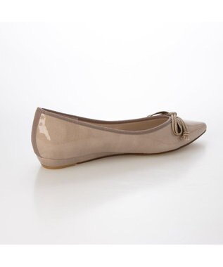 MODE ET JACOMO <MODE ET JACOMO>リボンバレエシューズ ベージュエナメル